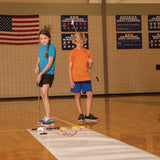 Champion Sports Blacktop Shuffleboard Set, (2) Two-Piece 51" Cues/(8) Discs/Sidewalk Chalk (CSISBA30) Each