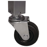 Champion Sports Heavy Duty Lockable Ball Locker, Metal, 132 lb Capacity, 24 x 42 x 30, High-Polish Black (CSILBCXX) Each