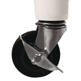 Champion Sports 30 Basketball Heavy-Duty Cart, Heavy-Duty Plastic, 176 lb Capacity, 19 x 55 x 45, White (CSI30CART) Each