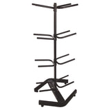 Champion Sports U-Ring Double Medicine Ball Tree, 28" x 28" x 60", Black (CSIDTM1) Each