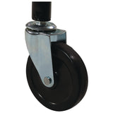 Champion Sports Double-Sided Lockable Ball Locker, Metal, 176 lb Capacity, 24 x 59 x 37, Black (CSIDSLX) Each