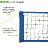 Champion Sports Soccer Tennis Net, 28" x 10 ft (CSINSTSET) Each