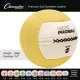 Champion Sports Rhino Promax Medicine Ball, 8 lb, Yellow (CSIRPX8) Each