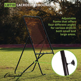 Champion Sports Lacrosse Ball Rebounder, 80" x 3 ft, 1.25" dia Frame (CSILBT10) Each