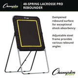 Champion Sports Deluxe Lacrosse Ball Rebounder, 6 ft x 3 ft, 1.5" dia Frame (CSILBT43) Each