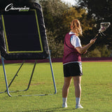 Champion Sports Deluxe Lacrosse Ball Rebounder, 6 ft x 3 ft, 1.5" dia Frame (CSILBT43) Each