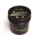 Champion Sports Lacrosse Balls in a Bucket, 11" x 11" Bucket with 36 White Rubber Balls (CSILBWN36) Each