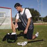 Champion Sports Lacrosse Balls in a Bucket, 11" x 11" Bucket with 36 White Rubber Balls (CSILBWN36) Each