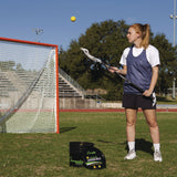 Champion Sports Lacrosse Balls in a Bucket, 11" x 11" Bucket with 36 Yellow Rubber Balls (CSILBYN36) Each