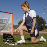 Champion Sports Lacrosse Balls in a Bucket, 11" x 11" Bucket with 36 Yellow Rubber Balls (CSILBYN36) Each