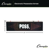 Champion Sports Electronic Possession Arrow, 21" x 3" x 6", Black Face, Red Graphics (CSIPARROW) Each