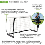 Champion Sports Rhino Soccer Goal, 36" x 60" (CSIRSG35) Each