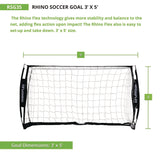 Champion Sports Rhino Soccer Goal, 36" x 60" (CSIRSG35) Each
