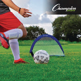 Champion Sports Pop Up Half Moon Goal, 30" x 18", Pair (CSISG3018) Each