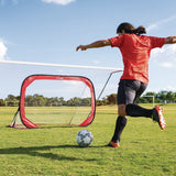 Champion Sports Pop Up Soccer Goal, 72" x 48", 1.25" dia, Pair (CSISG64) Each