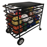 Champion Sports Ultimate Lockable Ball Locker, 24" x 44" x 39", Black (CSIUBX) Each