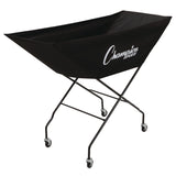 Champion Sports Pro Collapsible Volleyball Cart, 23" x 55" x 41", Black (CSIVCPRO) Each