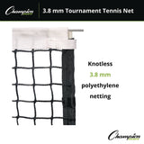 Champion Sports Four-Season Tournament Tennis Net, 42 ft x 3.5 ft, 0.13" dia (CSIT500) Each