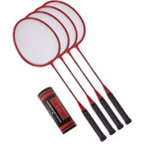 Champion Sports Deluxe Volleyball/Badminton Tournament Set, (4) Rackets/(2) Shuttlecocks/(2) Birdies/Net/Pump/Volleyball (CSICG202) Each