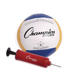 Champion Sports Deluxe Volleyball/Badminton Tournament Set, (4) Rackets/(2) Shuttlecocks/(2) Birdies/Net/Pump/Volleyball (CSICG202) Each
