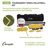 Champion Sports Tournament Series Volleyball Set, with Carry Bag (CSICG204) Each