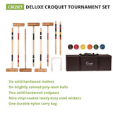 Champion Sports Deluxe Croquet Tournament Set, with Carry Bag (CSICRQSET) Each