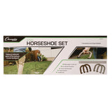 Champion Sports Steel Horseshoe Set, (4) Horseshoes/(2) 20" Stakes/Nylon Carry Bag (CSIIHS20) Each