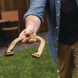 Champion Sports Steel Horseshoe Set, (4) Horseshoes/(2) 24" Stakes/Nylon Carry Bag (CSIIHS100) Each