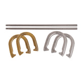 Champion Sports Steel Horseshoe Set, (4) Horseshoes/(2) 24" Stakes/Nylon Carry Bag (CSIIHS100) Each