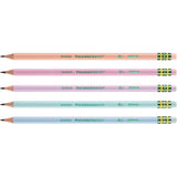 Ticonderoga® Pre-Sharpened Pencil, 2.2 mm, HB (#2), Black Lead, Pastel Assorted Barrel, 18/Pack (DIXX13718) Pack of 18