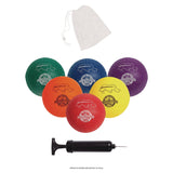 Champion Sports Rhino Soft Playground Ball Set, 8.5" Diameter, Assorted Colors, 6/Set (CSIRSPGSET) Each