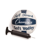Champion Sports Deluxe Volleyball Set, Official-Size Volleyball, Volleyball Net (CSIVBSET) Each