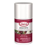 Claire Metered Air Freshener, Cherry Scent, 7 oz Aerosol Spray, 12/Carton (CGC107) Case of 12