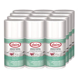 Claire Metered Air Freshener, Fresh Linen, 11 oz Aerosol Spray, 12/Carton (CGC110) Case of 12