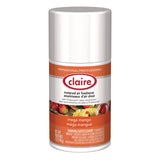 Claire Metered Air Freshener, Mango, 11 oz Aerosol Spray, 12/Carton (CGC116) Case of 12