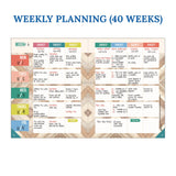 Carson-Dellosa Education Teacher Planners, Weekly/Monthly, Two-Page Spread, 11 x 8.5, Multicolor Cover, True to You Theme (CDP105051) Each