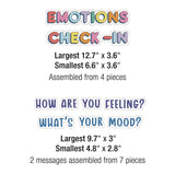 Carson-Dellosa Education Curriculum Bulletin Board Sets, 46-Piece Set , We Stick Together: Emotions Check-In, 7.9" x 15", Multicolor (CDP110532) Each