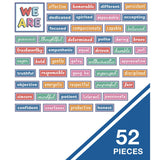 Carson-Dellosa Education Motivational Bulletin Board Sets, 52-Piece Set, We Stick Together: Motivational, 7.9" x 15", Multicolor (CDP110590) Each