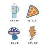 Carson-Dellosa Education Vinyl Stickers, We Stick Together, Small, Assorted, 100 Stickers (CDP168322) Each