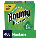 Bounty® Quilted Napkins, 2-Ply, 12.1 x 12, White, 400/Pack, 4 Packs/Carton (PGC19096) Each