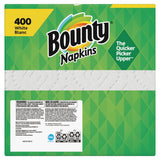 Bounty® Quilted Napkins, 2-Ply, 12.1 x 12, White, 400/Pack, 4 Packs/Carton (PGC19096) Each