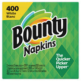 Bounty® Quilted Napkins, 2-Ply, 12.1 x 12, White, 400/Pack, 4 Packs/Carton (PGC19096) Each