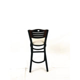 JMC Furniture Eagle Series Barstool, Supports Up to 300 lb, 28.5" Seat Height, Cream Seat, Dark Walnut Back, Black Base (JMCEBBVCRMC) Each
