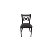 JMC Furniture X Series Chair, Supports Up to 300 lb, 18" Seat Height, Black Seat, Black Back, Black Base (JMCXCHBVSBLK) Each