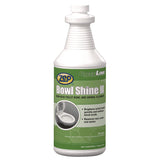 Zep® Bowl Shine II, Pleasant Scent, 1 qt Bottle, 12/Carton (ZPE119709) Case of 12