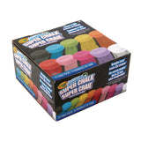 Crayola® Super Chalk, 1" x 2.8" Diameter, 10 Assorted Colors, 10 Pucks/Box (CYO518303) Box of 10