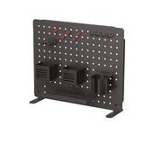 Kantek Pegboard Organizer, Three Compartments, 20.58 x 1 x 17, Black, Steel (KTKPBS120B) Each
