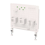 Kantek Pegboard Organizer, Three Compartments, 20.58 x 1 x 17, White, Steel (KTKPBS120W) Each