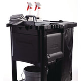 Rubbermaid® Commercial Cleaning Cart Locking Door Kit, Black (RCP1861443) Each