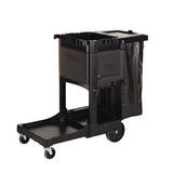Rubbermaid® Commercial Cleaning Cart Locking Door Kit, Black (RCP1861443) Each